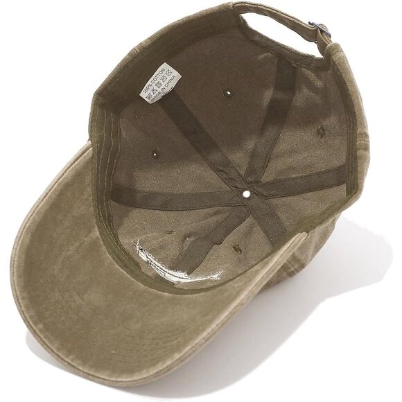 Women's Shark Khaki Fashion Baseball Cap Adjustable Strap Back Visor Sports Hat - Picture 4 of 7